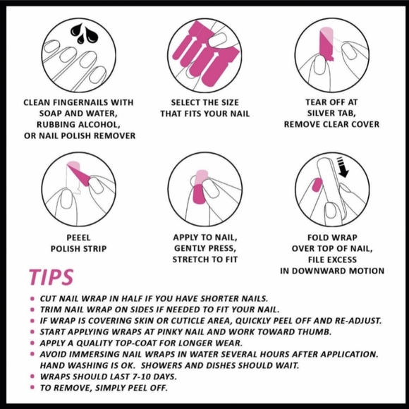 5 for $15 Nail Wraps - Green Marble - Picture 4 of 7